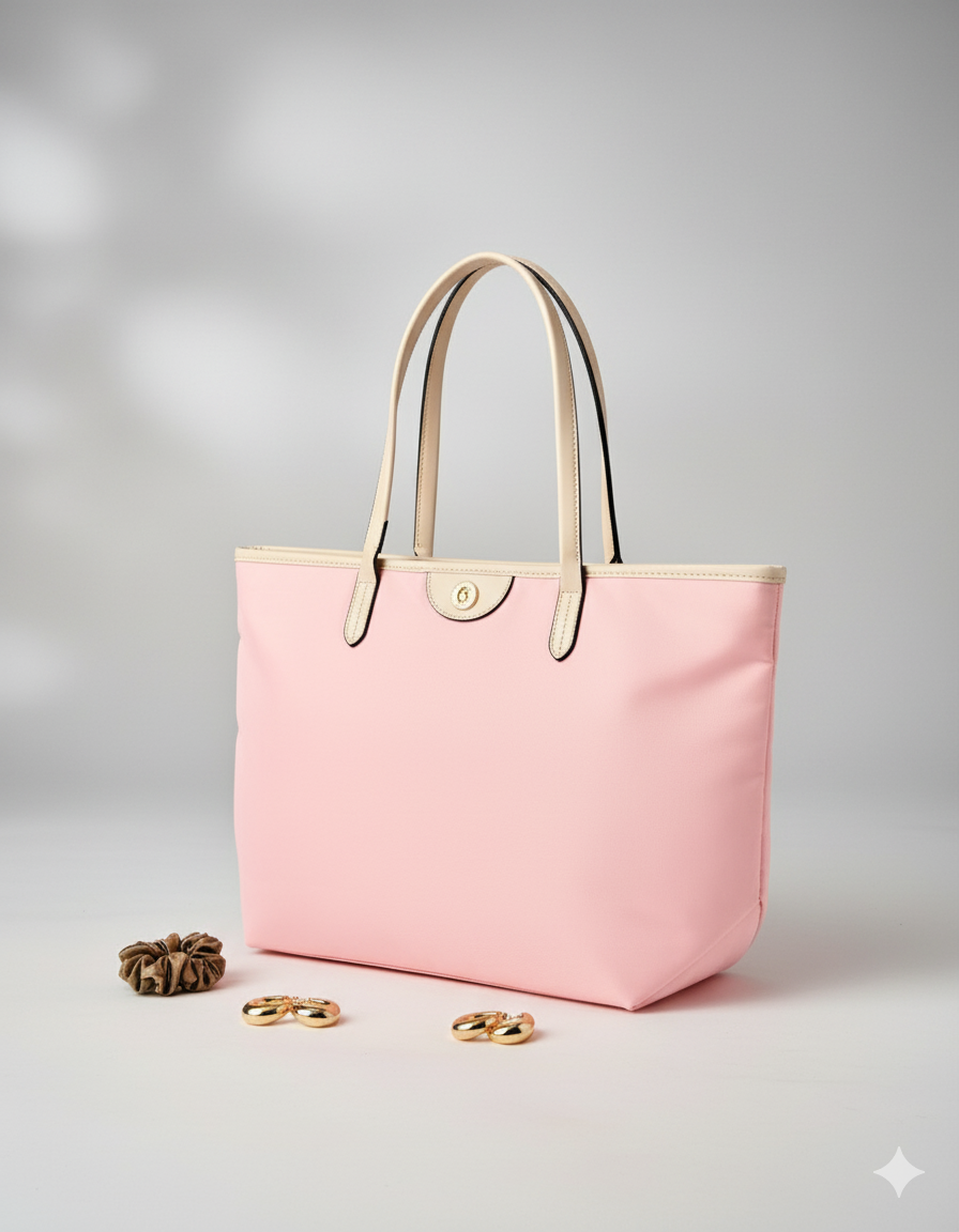 Majestic Poise Tote- Pink