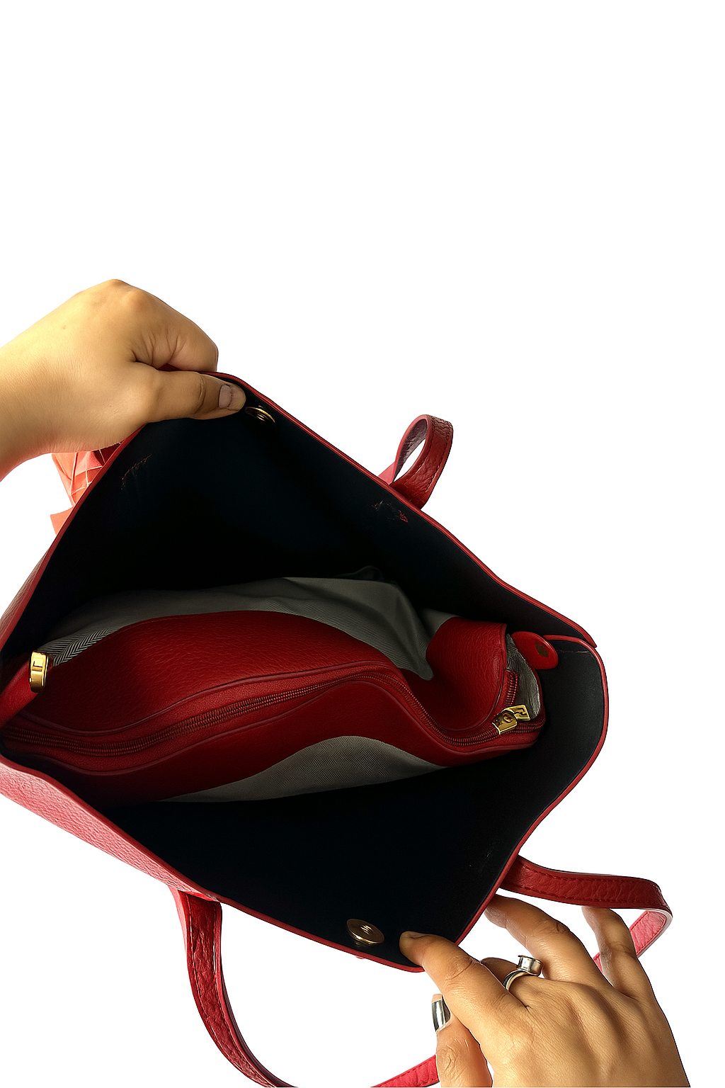 Cosmic Muse Tote- Red