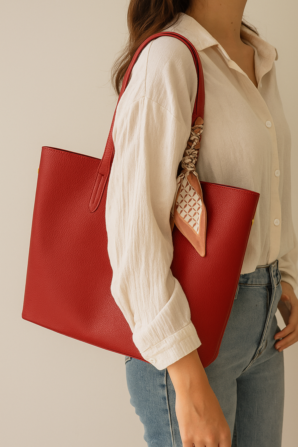 Cosmic Muse Tote- Red