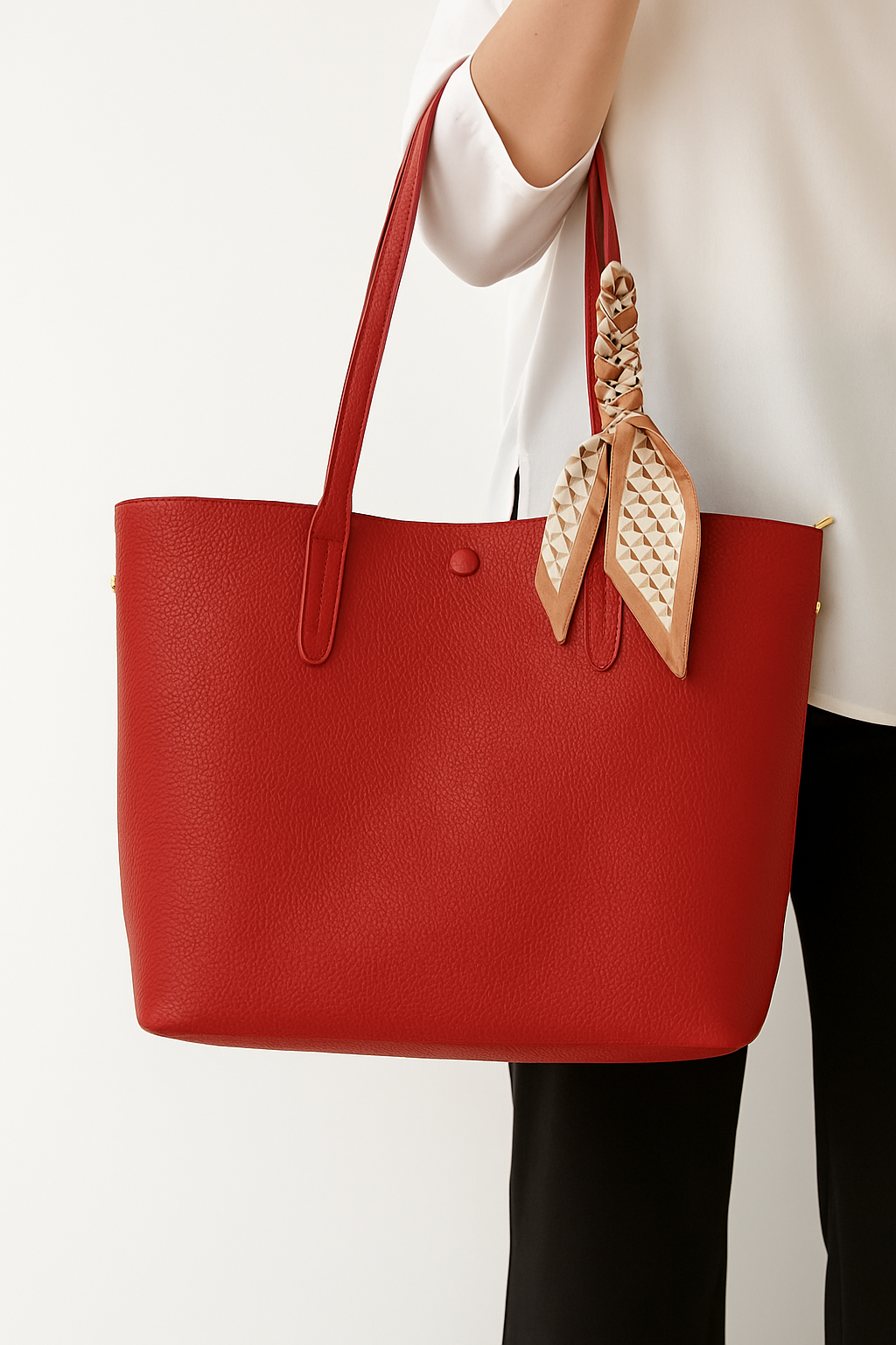 Cosmic Muse Tote- Red