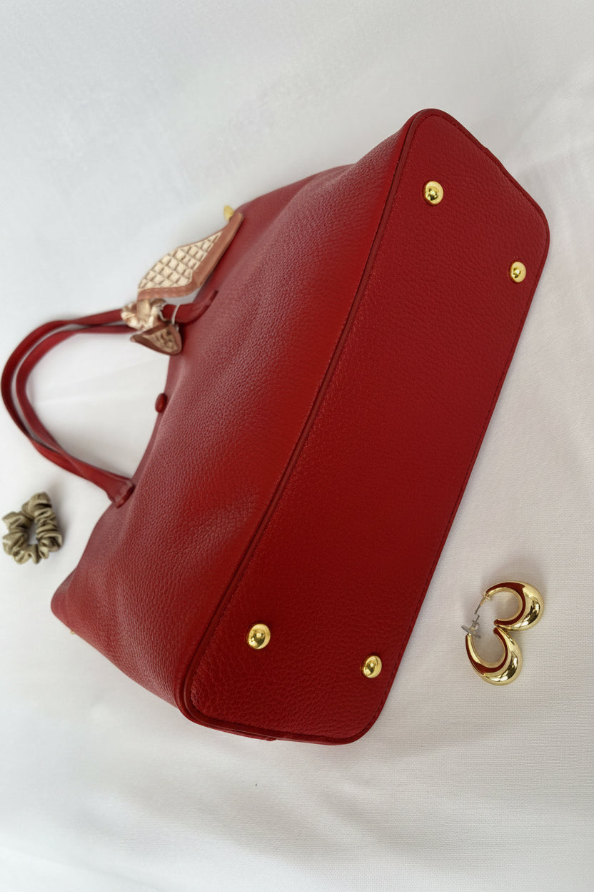 Cosmic Muse Tote- Red